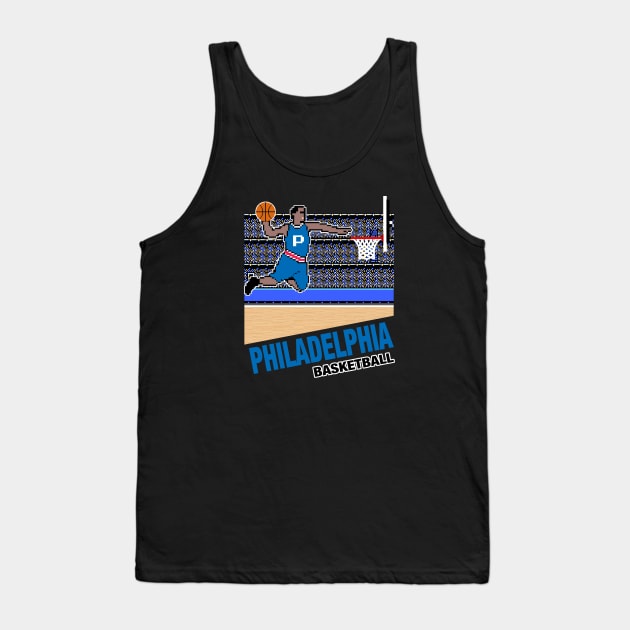 Philadelphia Basketball Tank Top by MulletHappens